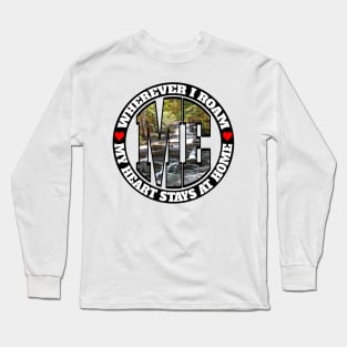 Heart Stays Home - Maine Long Sleeve T-Shirt